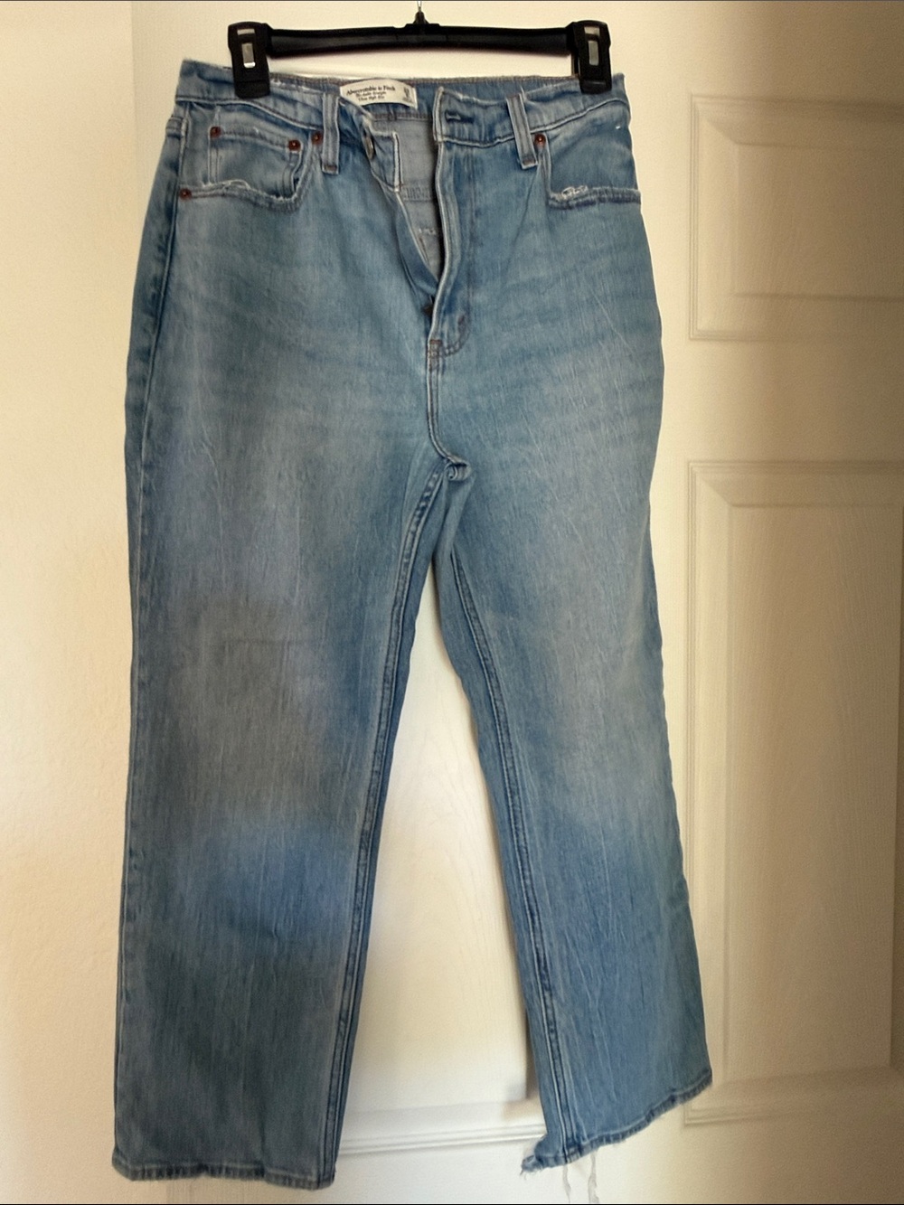 Abercrombie & Fitch Light Blue Denim Ultra High Rise Jeans